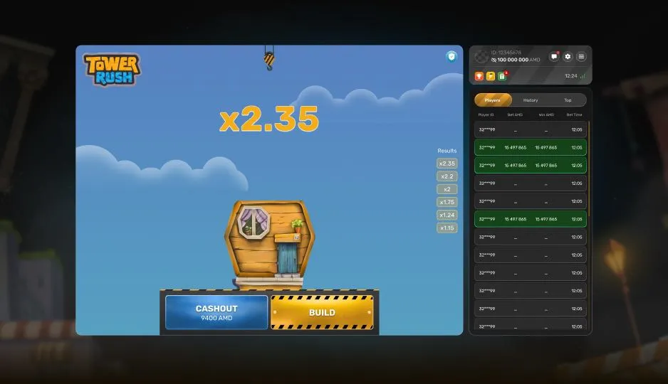 Tower defense game late stage with maximum tower density coverage
